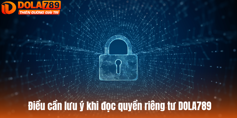 Điều cần lưu ý khi tham khảo chính sách quyền riêng tư DOLA789